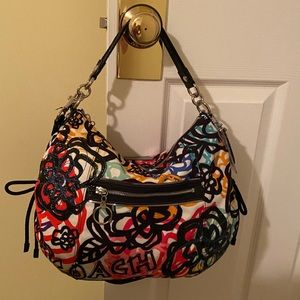 Multicolor Coach shoulder bag